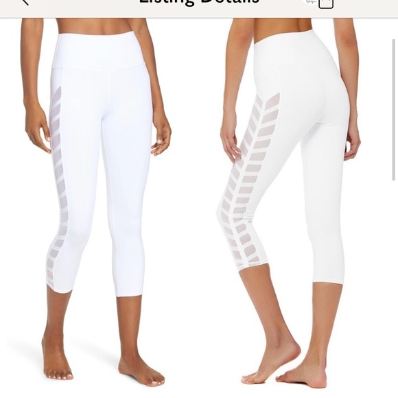 Sheer White Yoga Pants